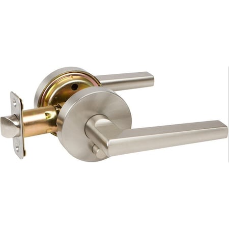 Delaney Hardware Contemporary Collection Vida Satin Nickel Bed/Bath Door Handle 351521